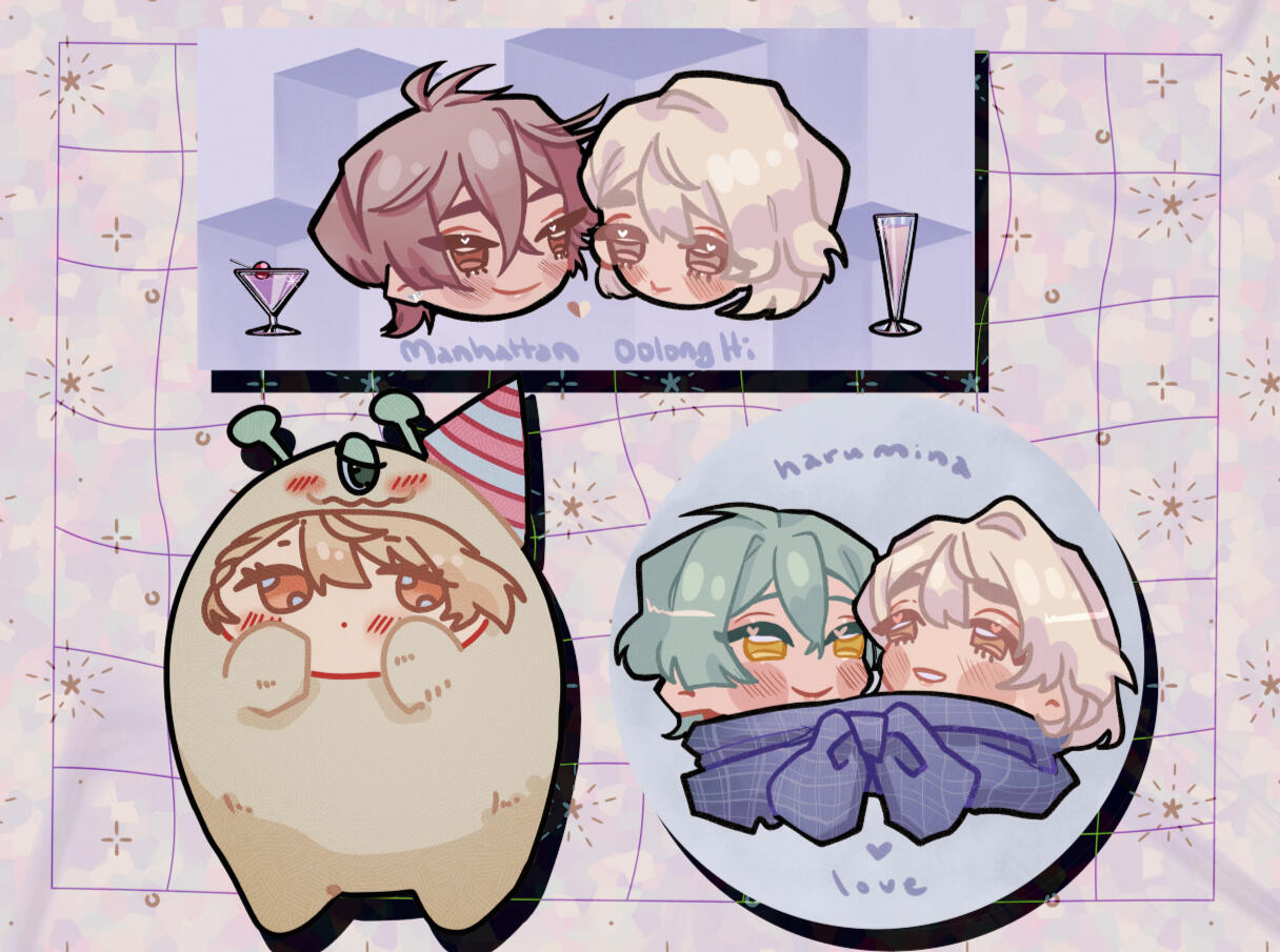 Minami Birthday Sticker set 2023