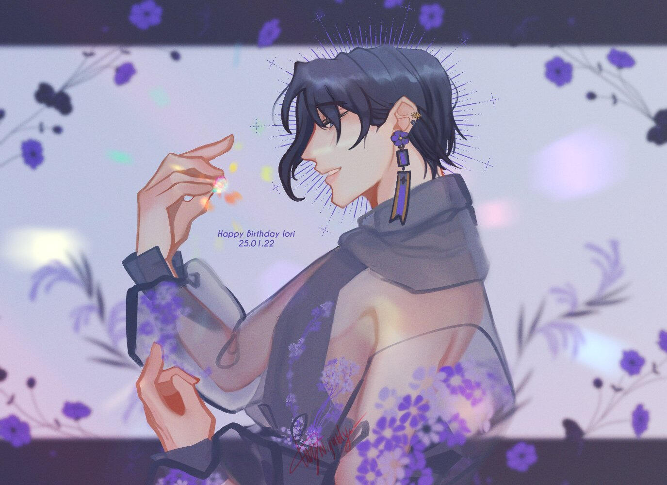 Iori Birthday Illustration